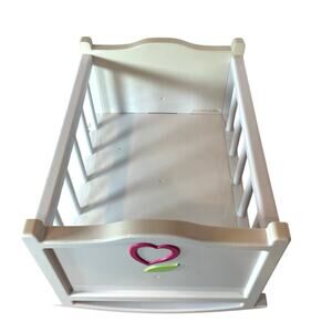 Corolle Baby Doll Cradle W9017 White Plastic Mon Premier Bebe